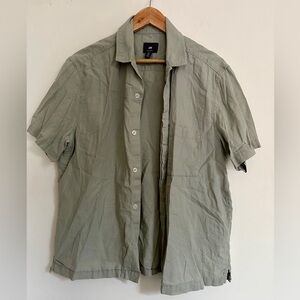 H&M Sage Green Collared Shirt